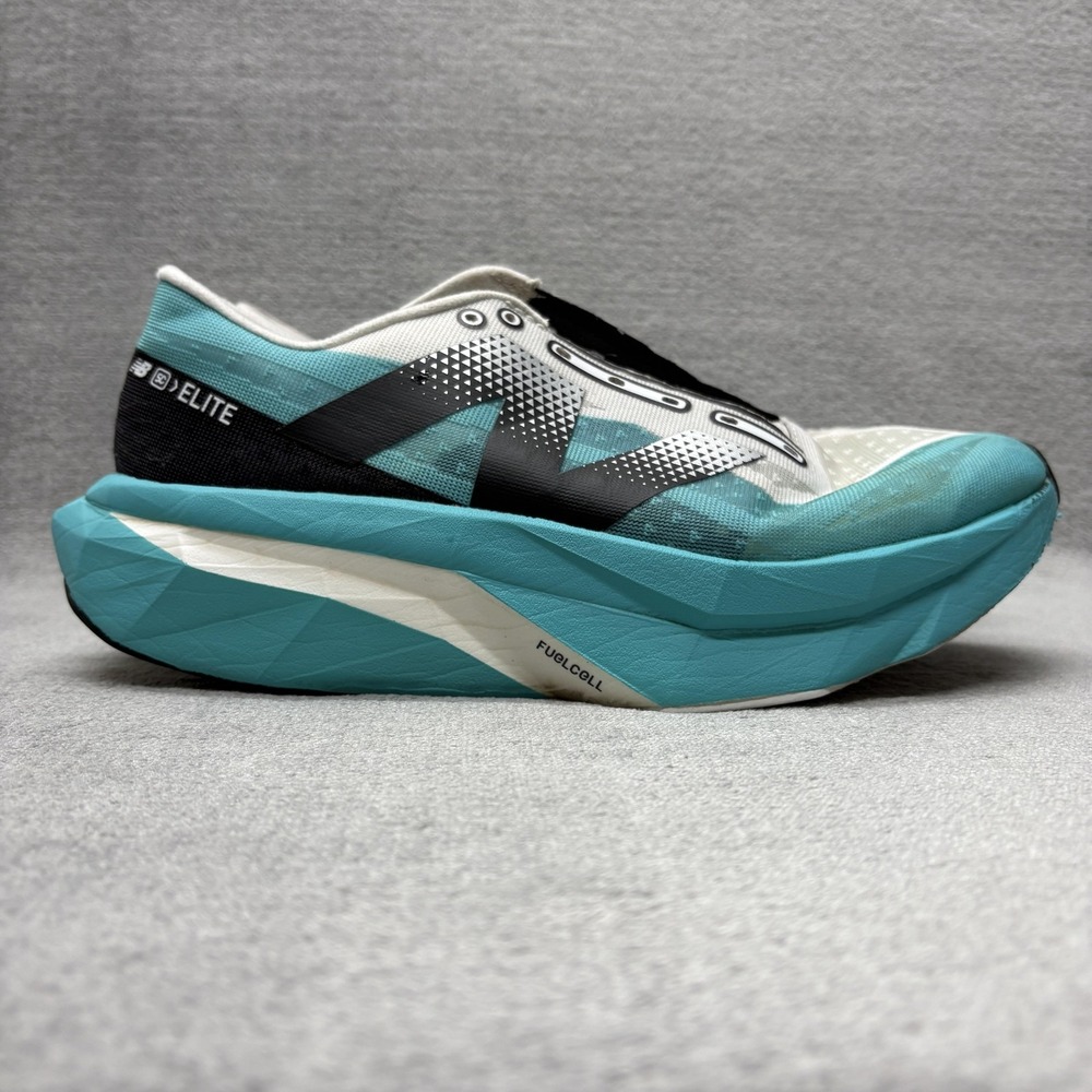 New Balance FuelCell Supercomp Elite V3 Shoes Womens Size 9.5 White Blue Running